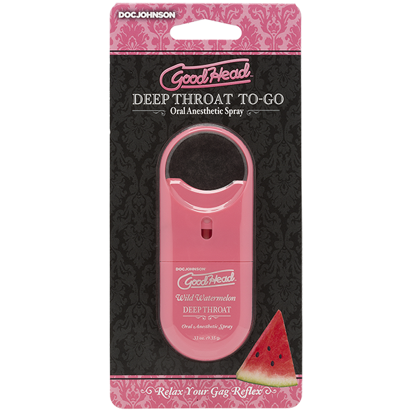 GoodHead Deep Throat Spray To-Go- Wild Watermelon 0.33oz