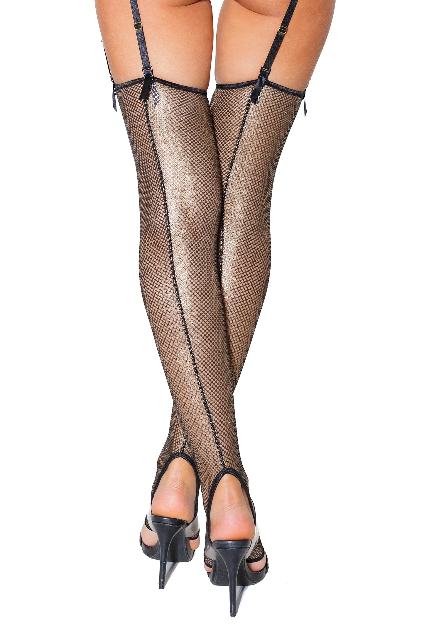 23309 Gilded seduction toeless stocking