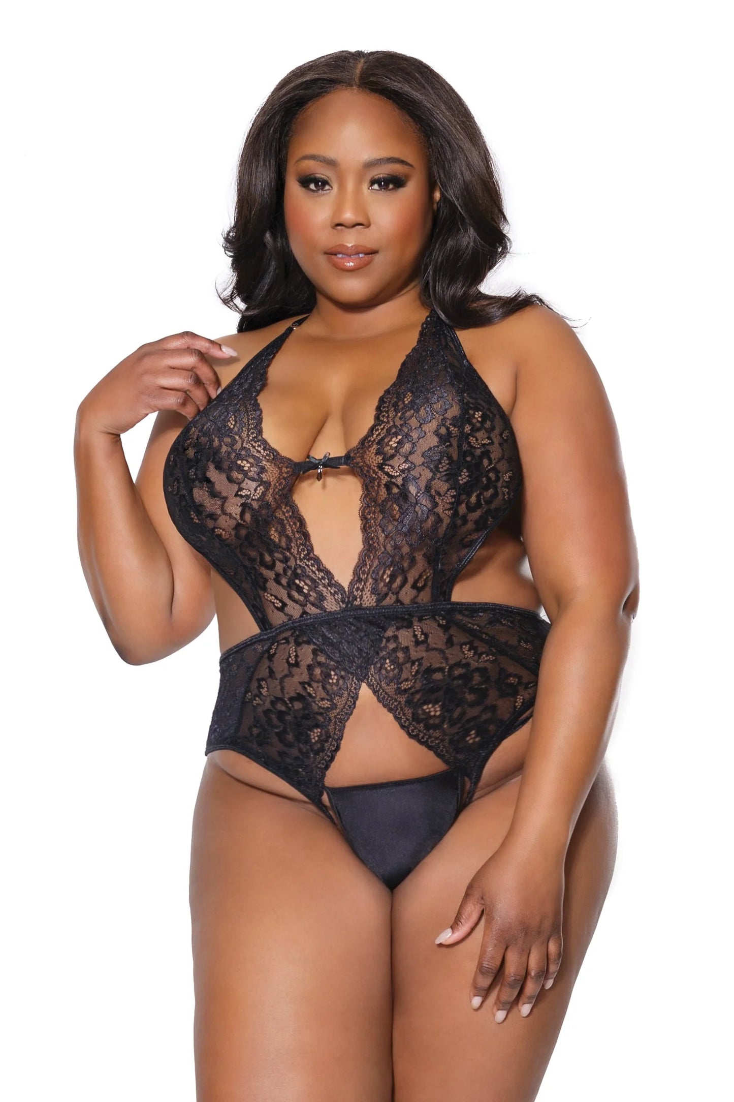 23312 Evening Rendezvous Crotchless Teddy