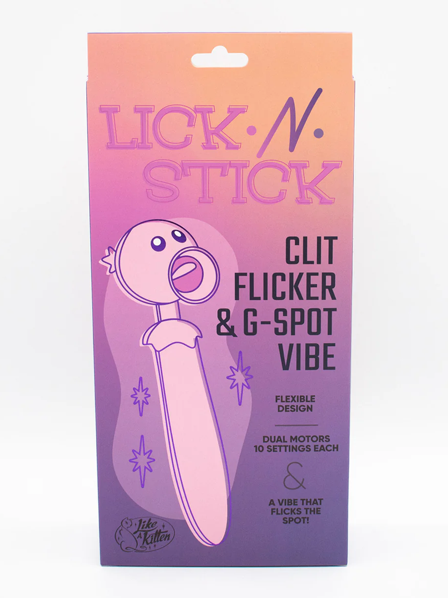 Lick n' Stick Flicker & G-Spot Vibrator