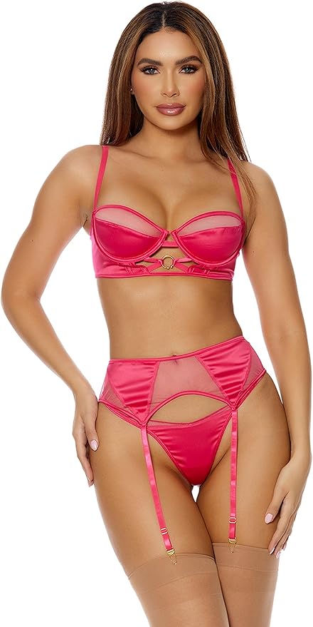 772259 Ring It On Lingerie Set Pink
