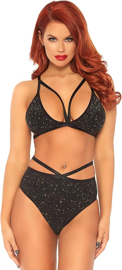 81576 Shimmer bra and panty set