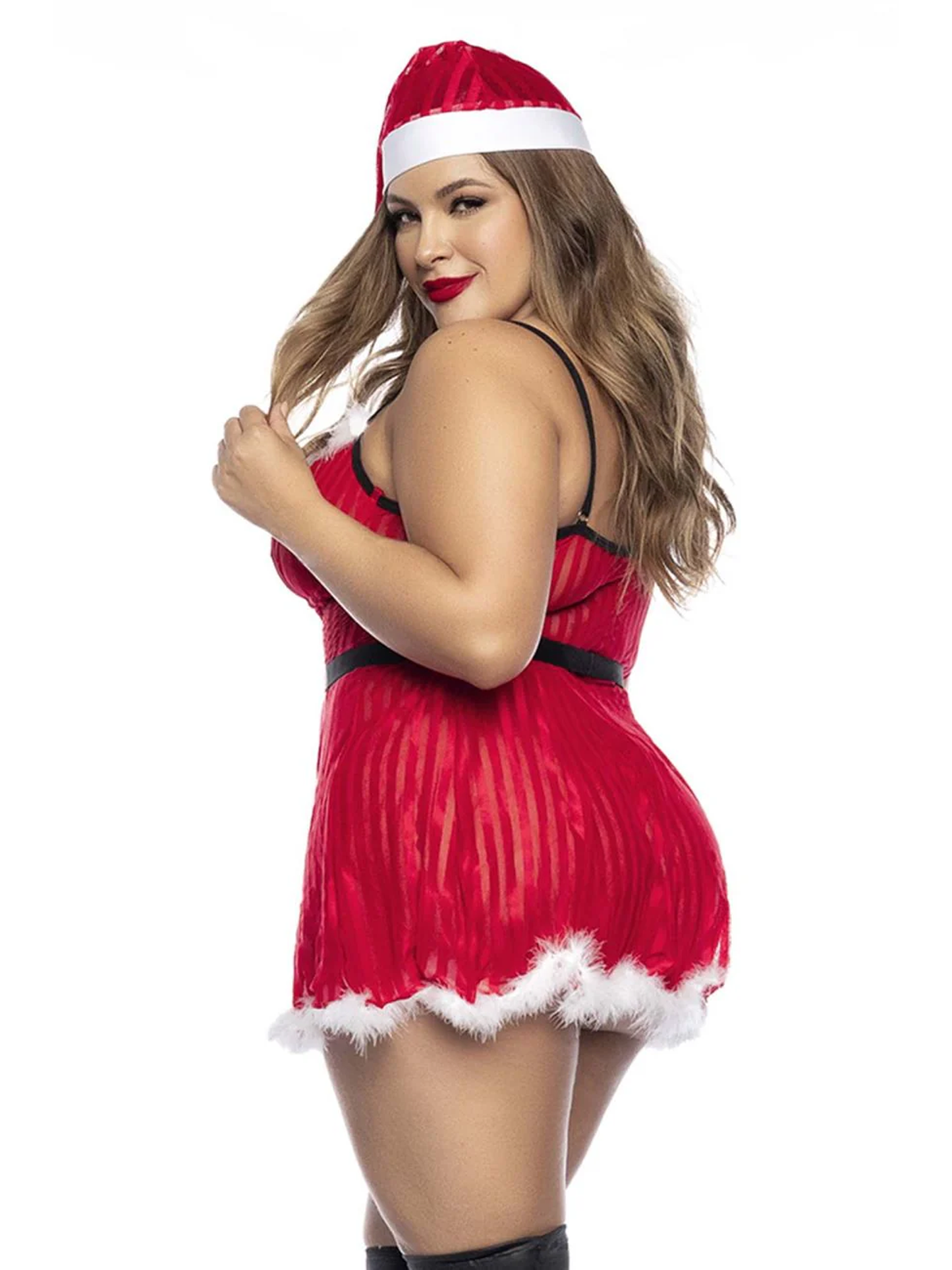 60010x Costume Mrs Claus Plus Size