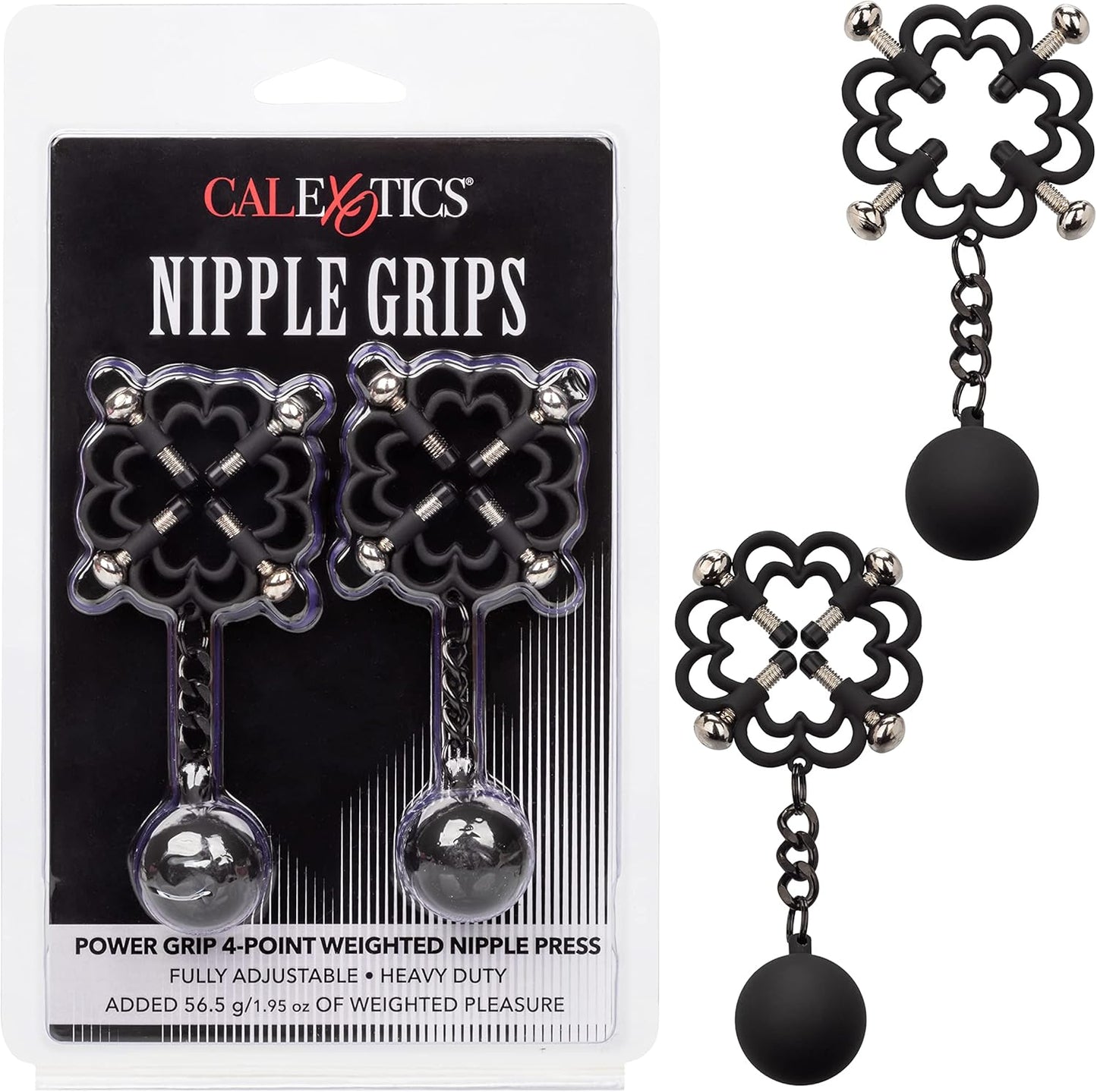 Nipple Grips Power Grip 4 Point Weighted Nipple Press