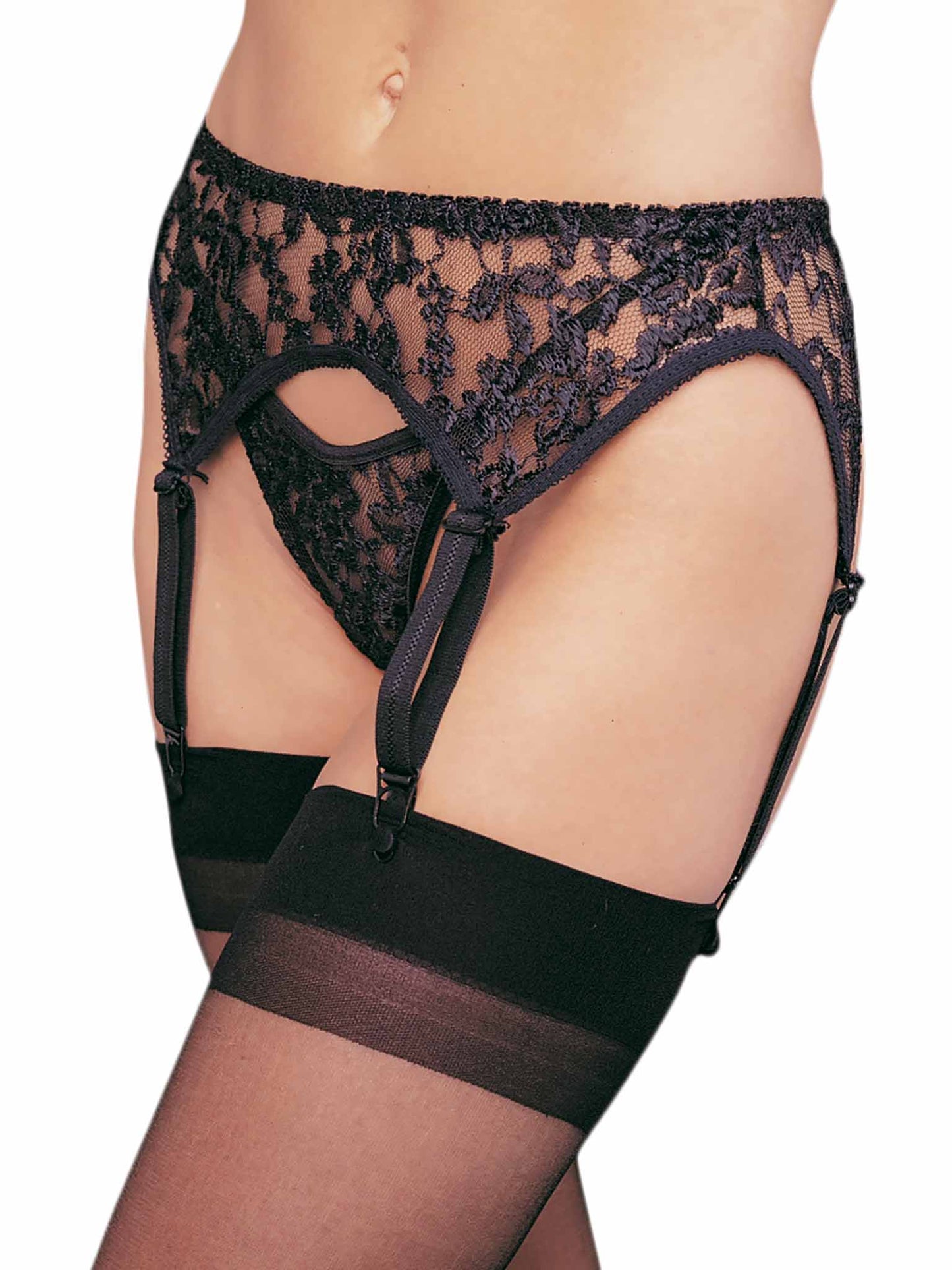 8888 Lolita Garter Belt & Thong Set