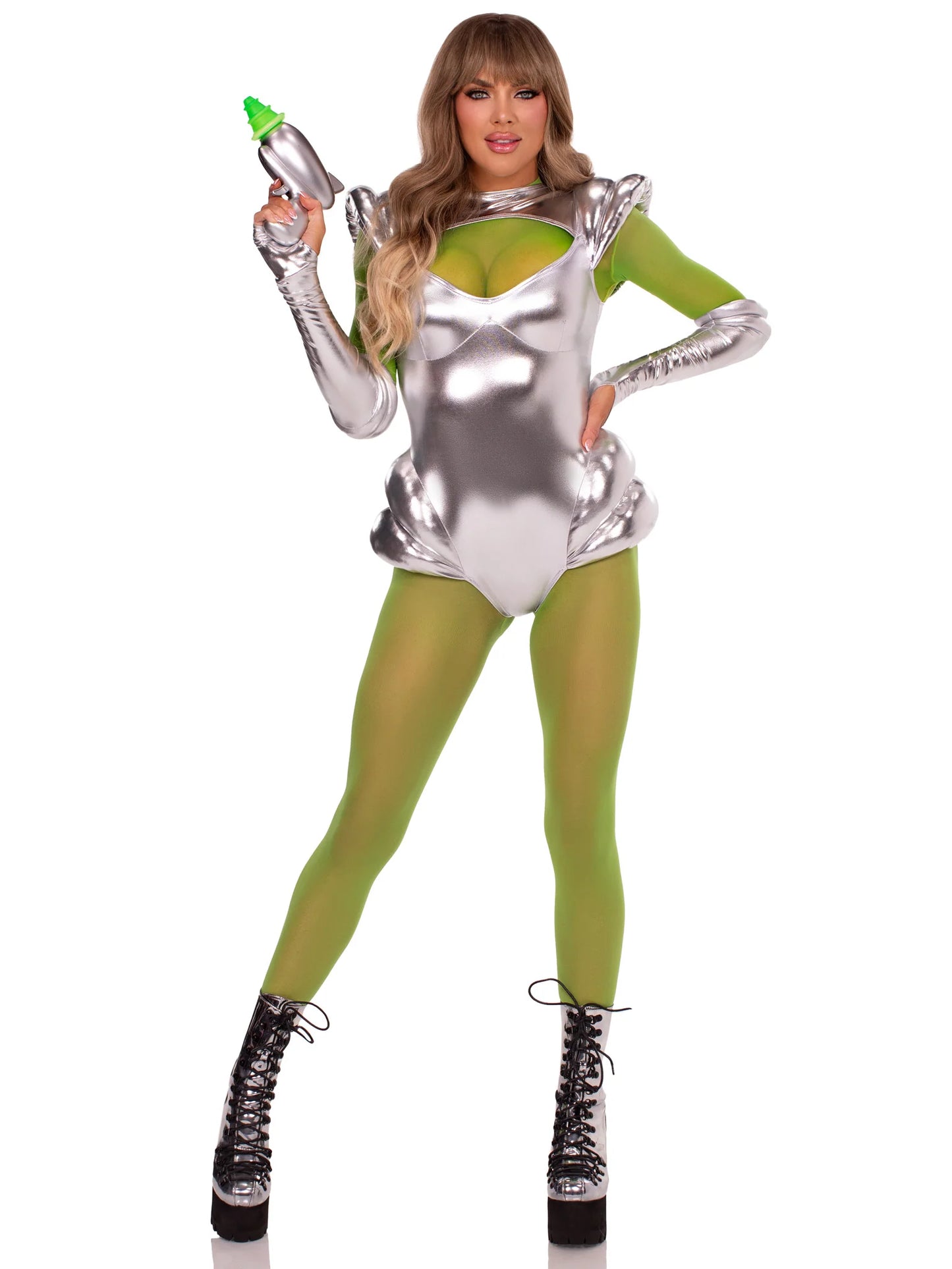 89358 Snap Crotch Sheer Bodysuit Set