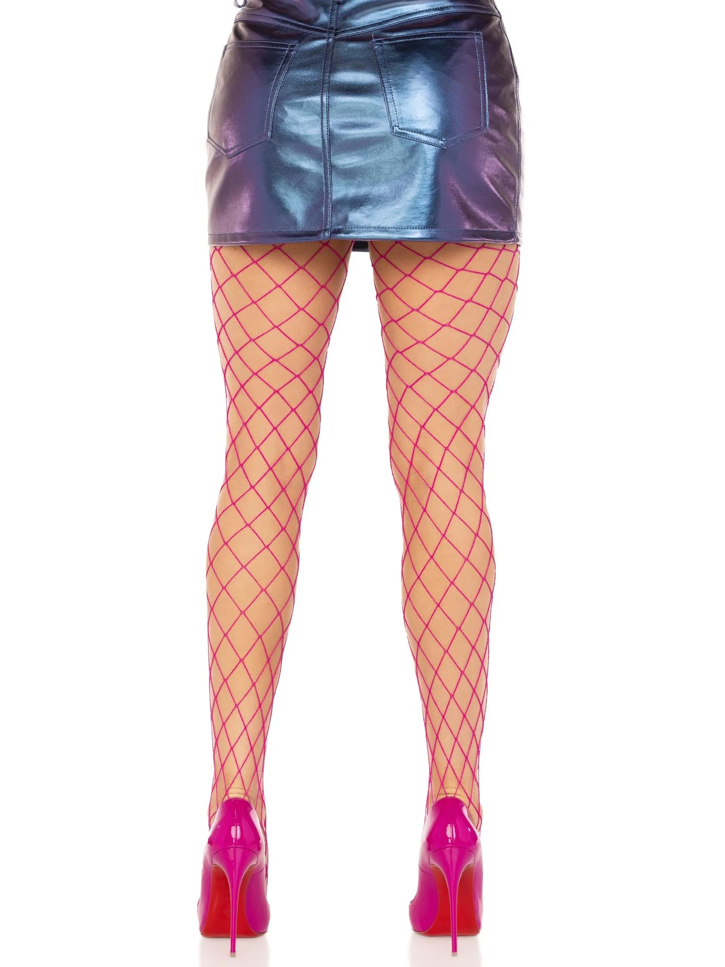 9005 Xena Spandex Diamond Tights Magenta