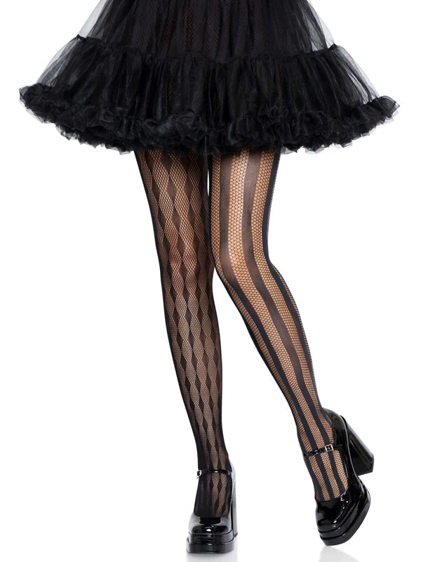 9726 Harlequin Net Tights