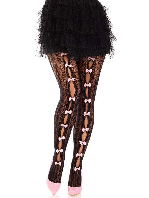9733 Sweetheart Striped Tights