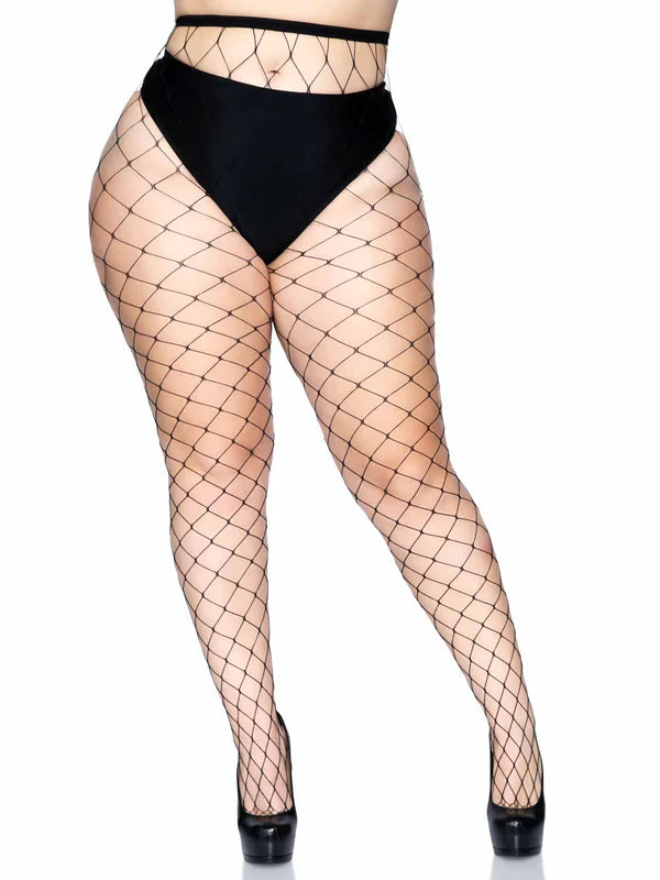 9905Q Isla Plus Fence Net Tights