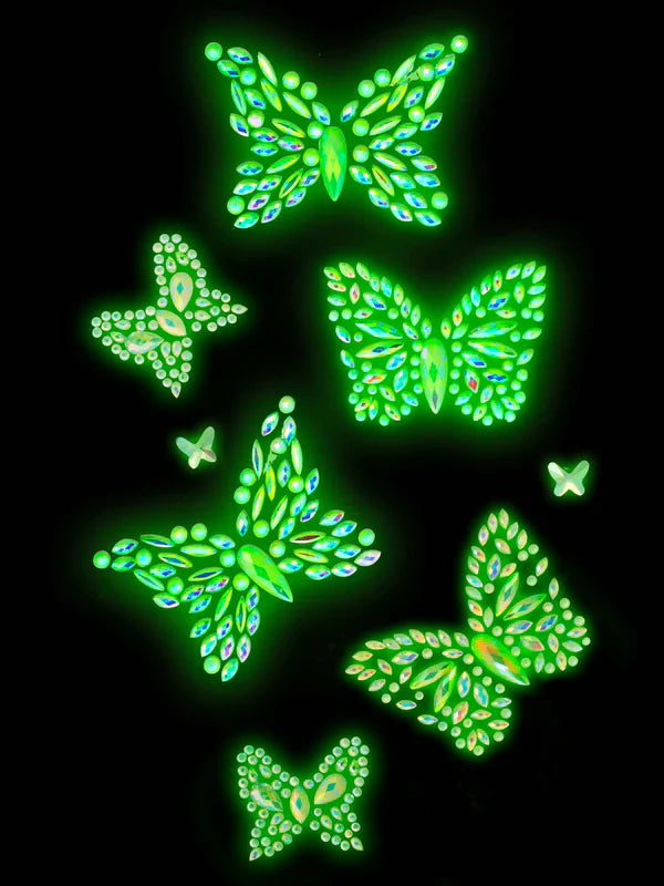 Body021 Aurelia Glow in the Dark Body Jewels Sticker