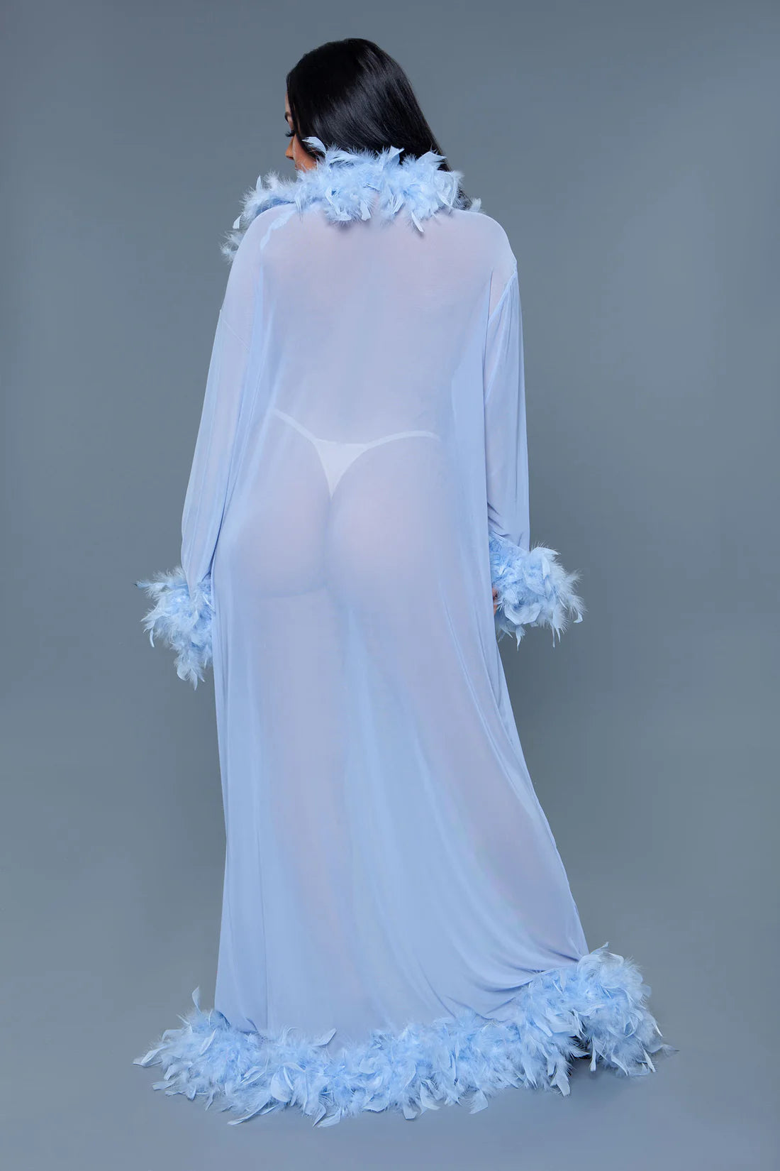 BW834 Glamour Robe Periwinkle