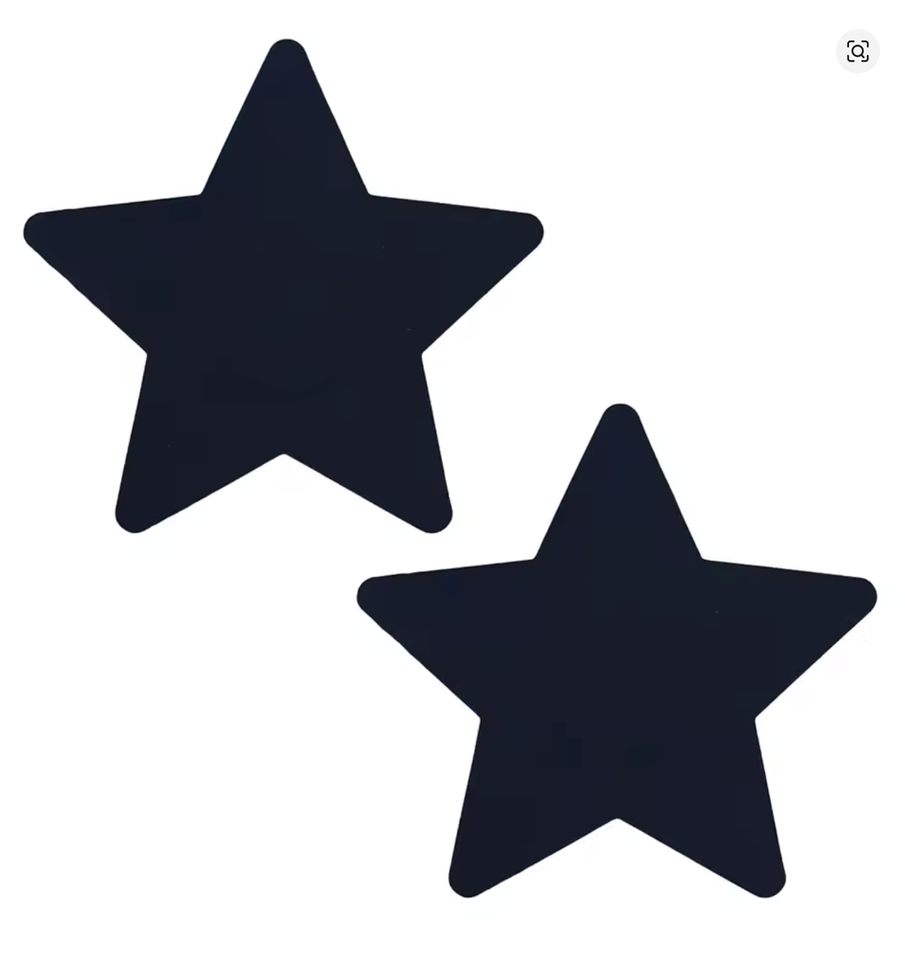 PG103 Disposable Adhesive Nipples Covers Star Black