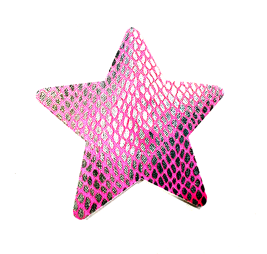 PG206 Disposable Adhesive Nipples Covers Pink snake Star