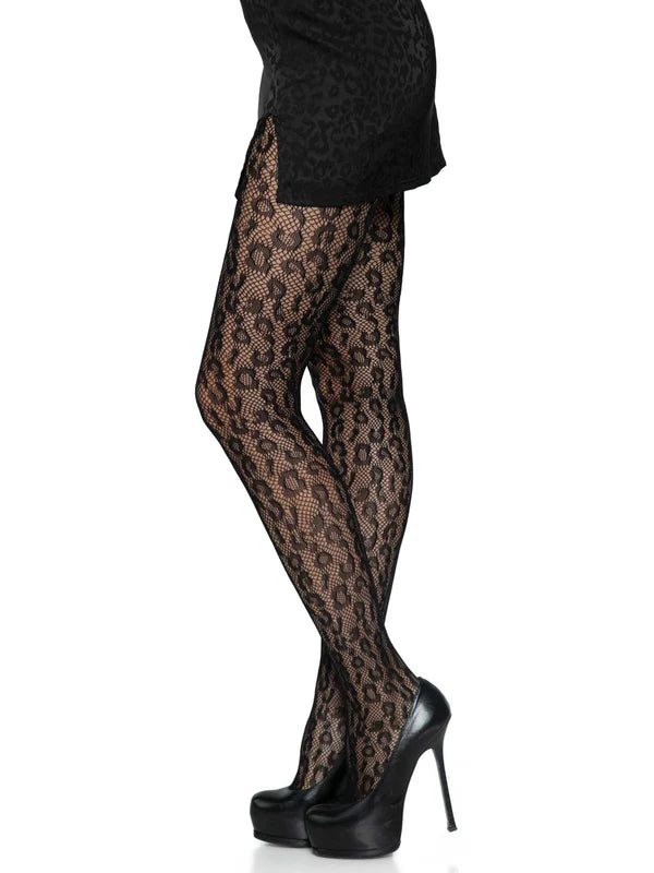 9716 Leopard Net Tights