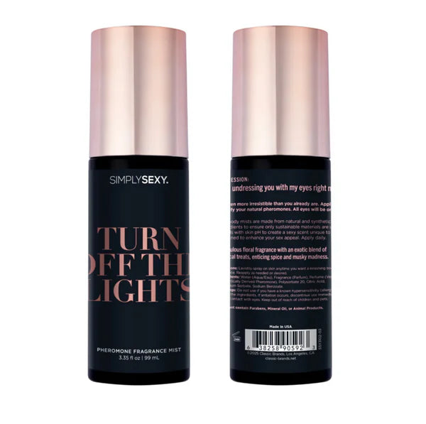 Turn Off The Lights - Simply Sexy Feromonas en Body Myst