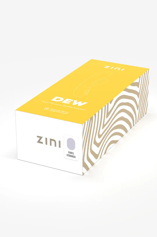 Zini Dew Dual Pleasure Rabbit Vibrator Purple