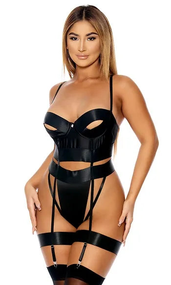 773016 Take a Peek Teddy Set BLK