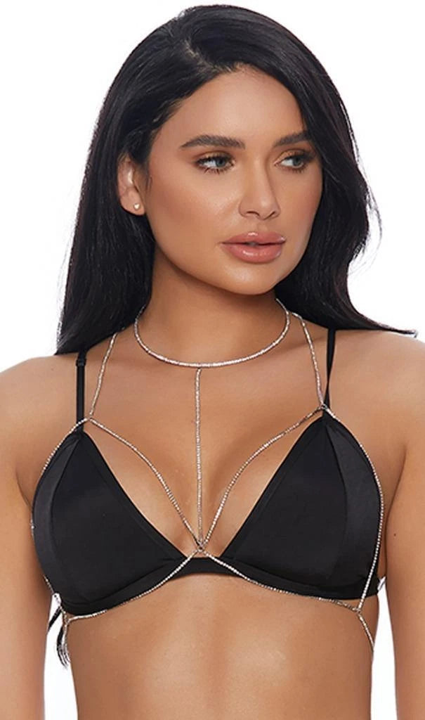 997988 Diamonds Dancing Rhinestone Bra