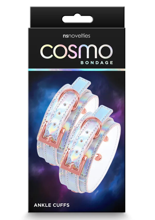 Cosmo Bondage Ankle Cuffs-Rainbow