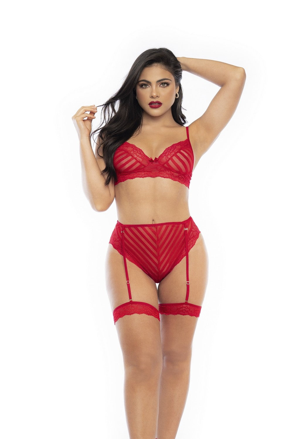 8815 Two piece Red set