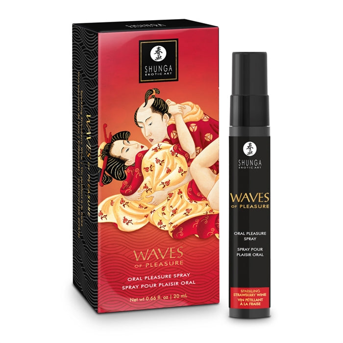 Shunga Waves of Pleasure Oral Pleasure Spray-Sparkling Strawberry