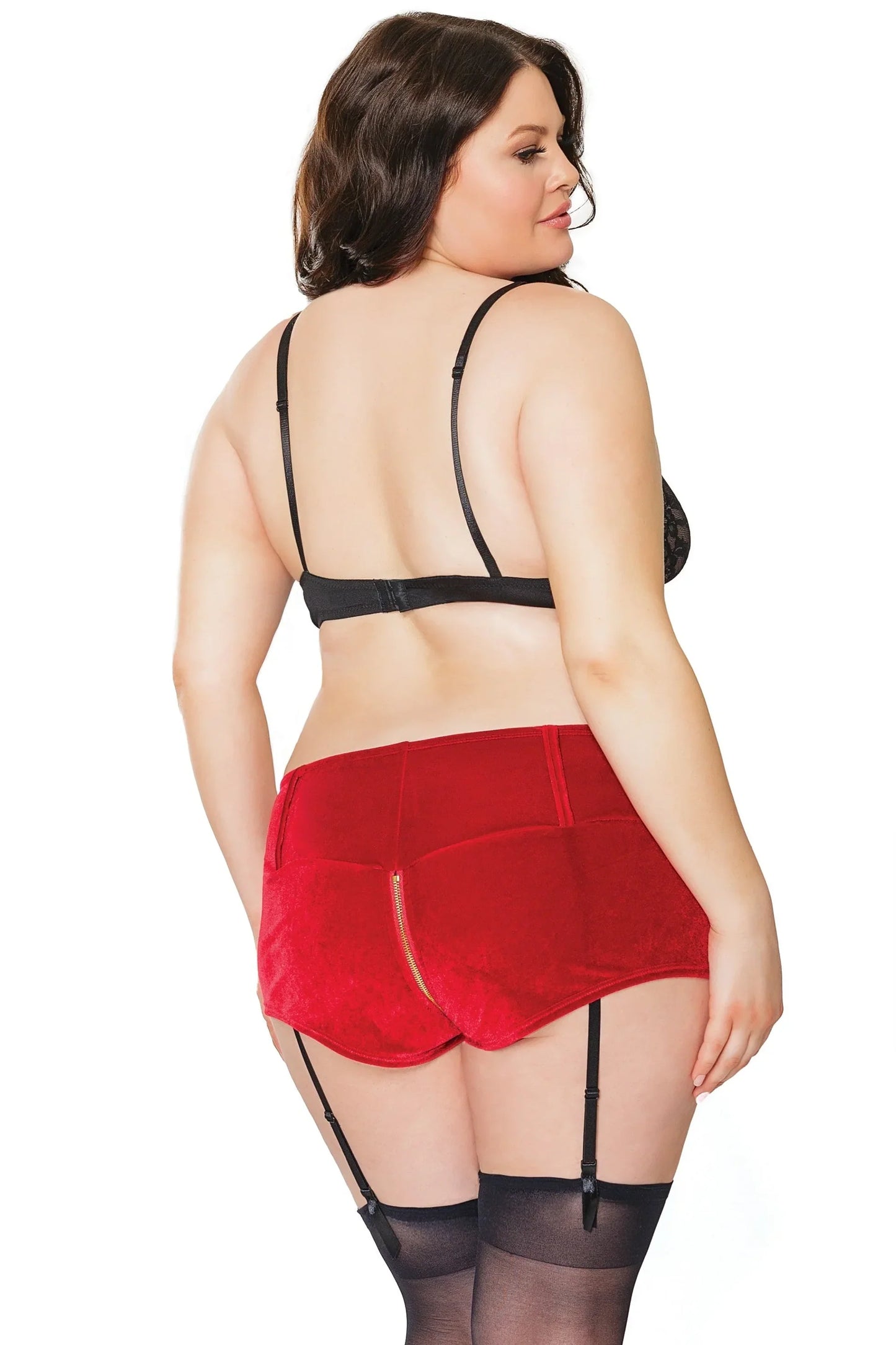 21325 Naughty & Nice Booty Shorts Plus Size
