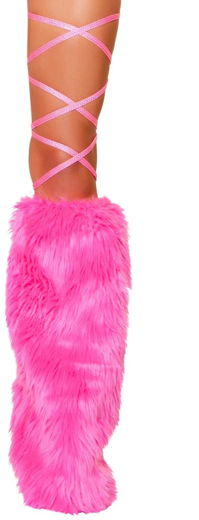 3089 Pink Metallic leg wrap