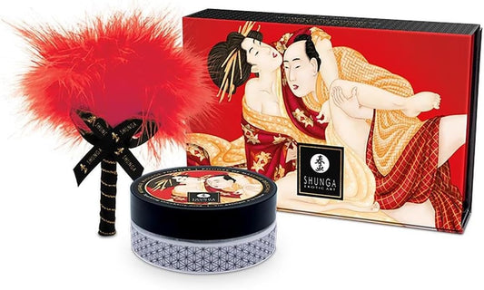 Shunga Kissable Massage Powder (Vino Espumoso de Fresa)