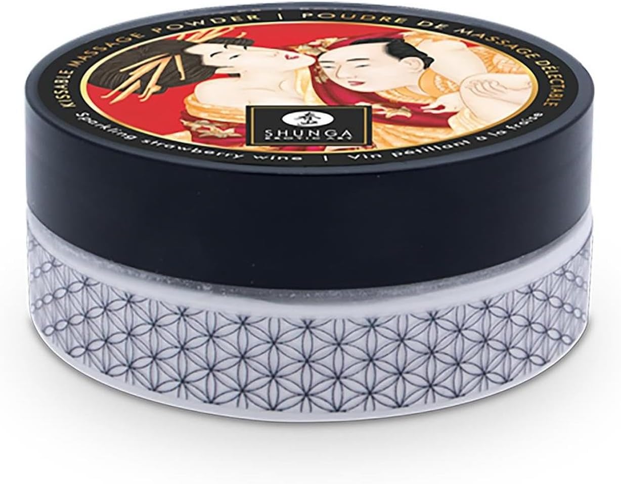 Shunga Kissable Massage Powder (Vino Espumoso de Fresa)