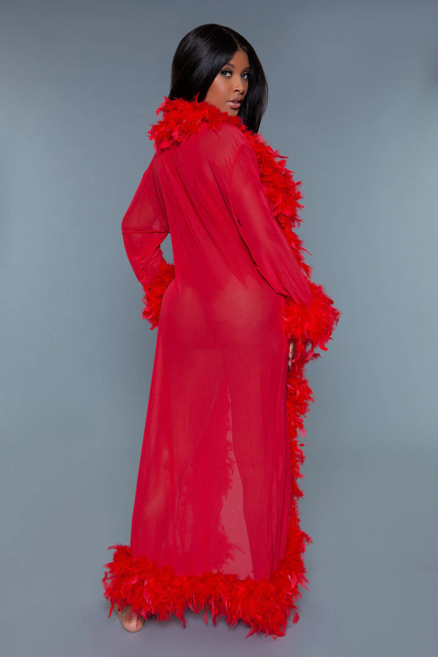 BW834 Glamour Robe Red