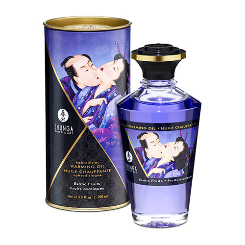 Shunga Aphrodisiac Warming Oil-Exotic Fruits 3.5oz