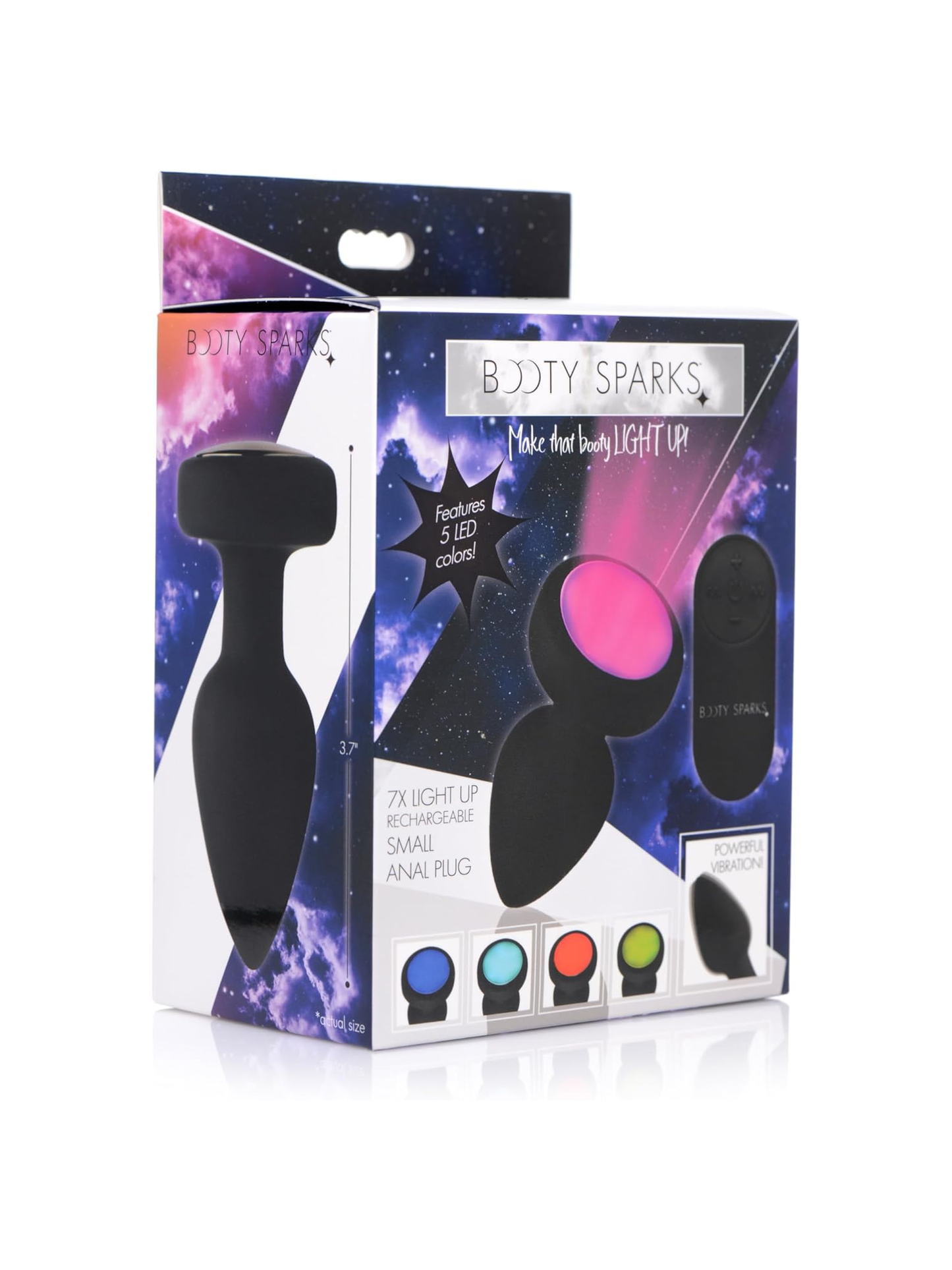 Booty Sparks 7X Light up Rechargeable medium Plug