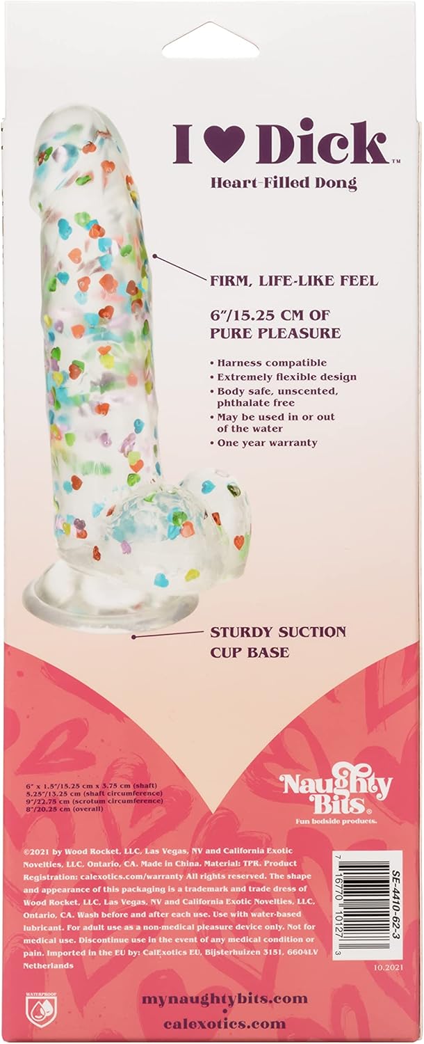 Naughty Bits I Love Dick Heart Filled Dong