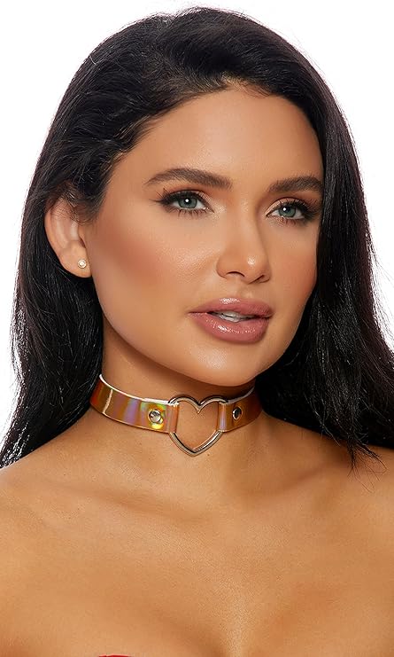 999470 Wear My Heart Hologram Choker