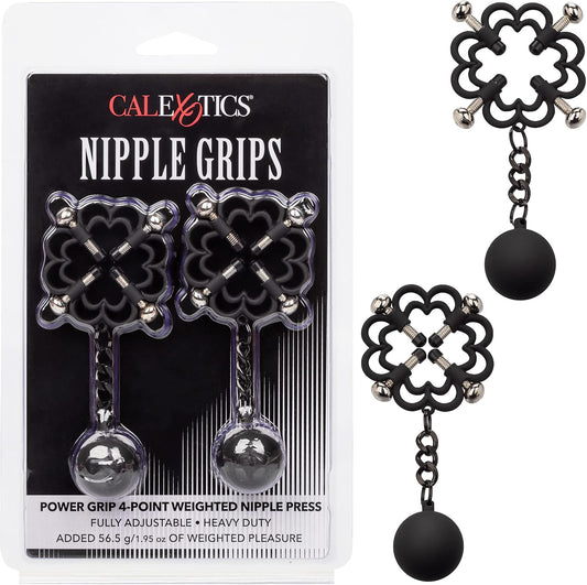 Nipple Grips Power Grip 4 Point Weighted Nipple Press