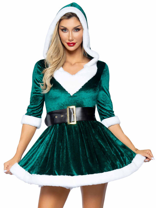 85356 Mrs Claus Costume Green