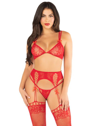 89333 Love Song Bra and Panty Set Red