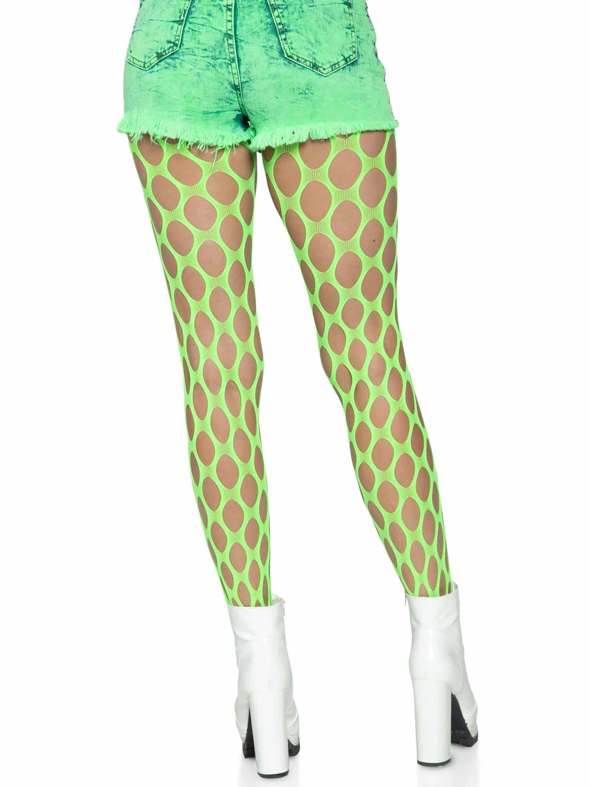 9331 Ivy Pothole Net Tights neon Green