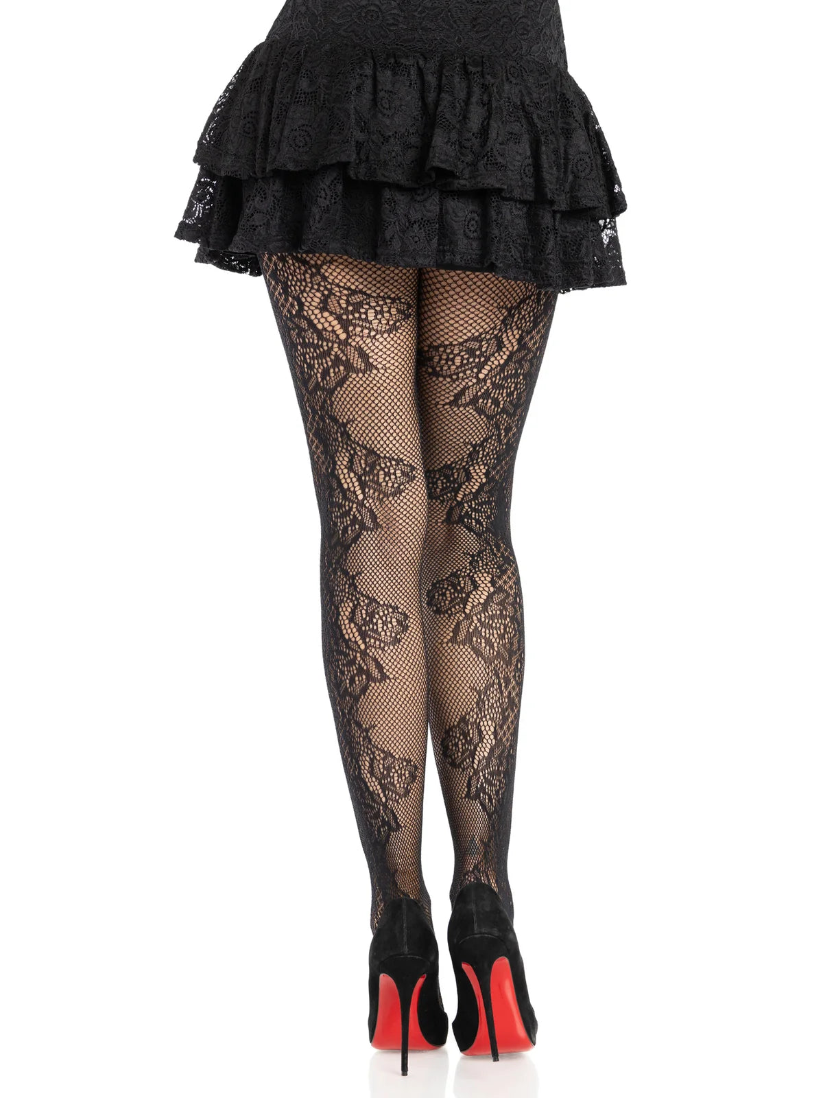 9921 Fleurine Eyelet Lace Tights