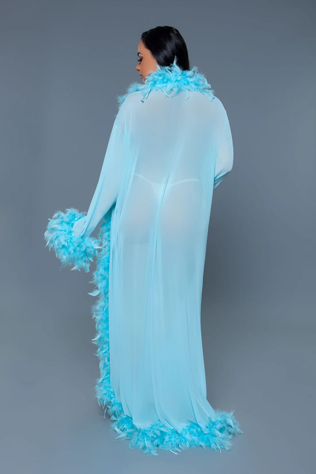 BW834 Glamour Robe Turquoise