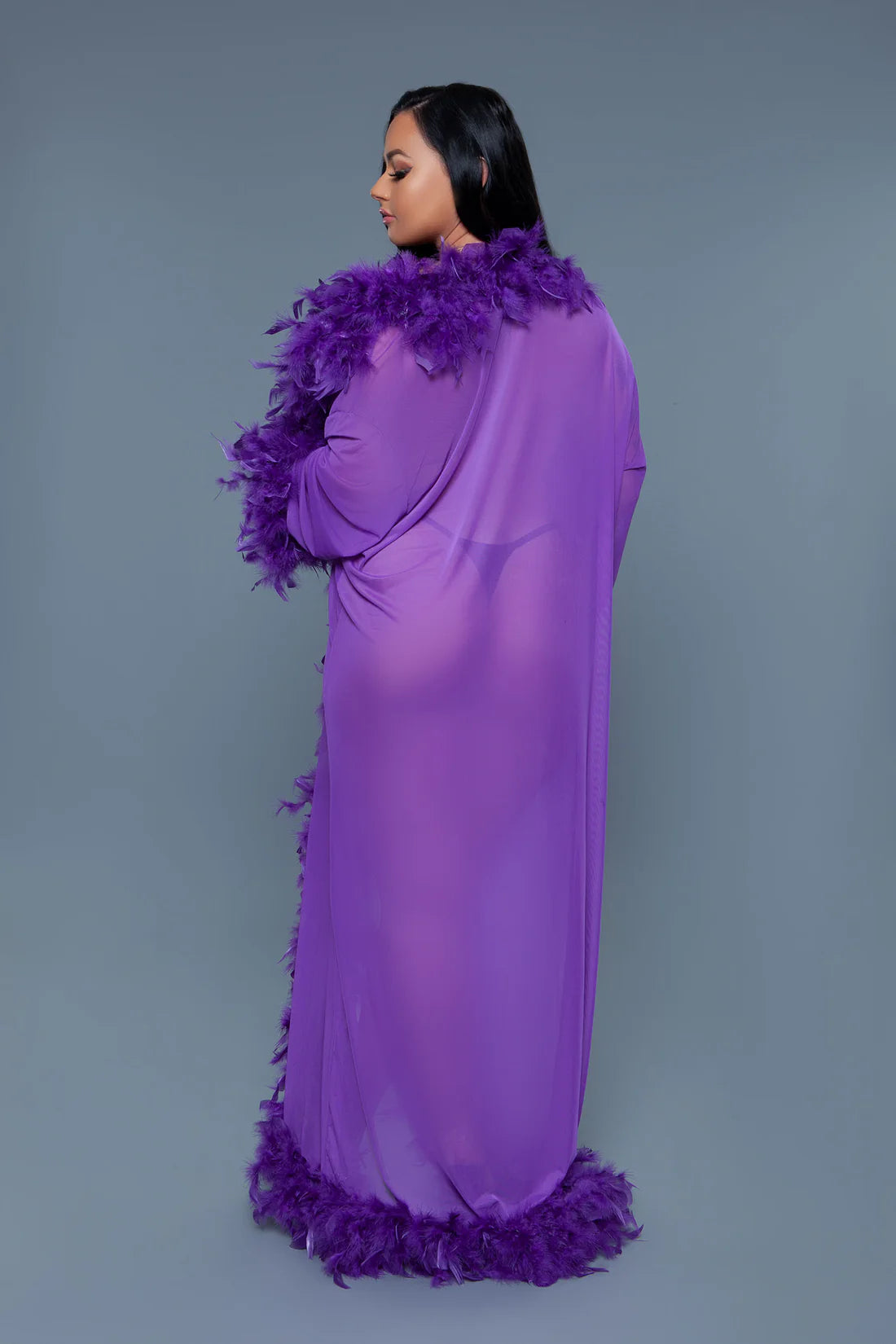 BW834 Glamour Robe Violet