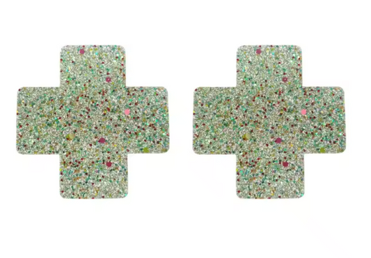 PG501 Disposable Adhesive Nipples Covers Cross Glow in the Dark