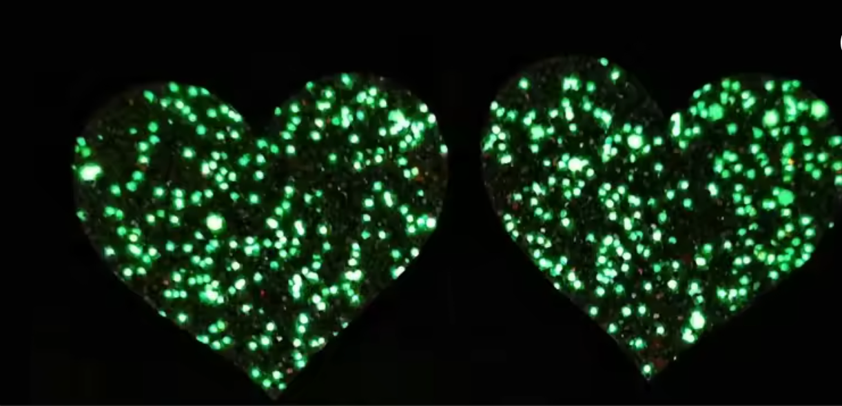 PG501 Disposable Adhesive Nipples Covers Cross Glow in the Dark