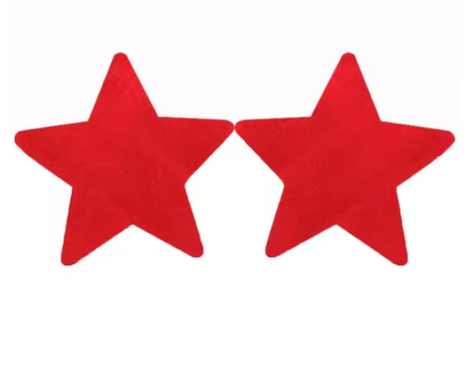 PG101 Disposable Adhesive Nipples Covers Star Red