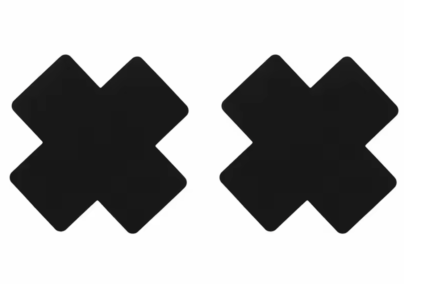 PG100 Disposable Adhesive Nipples Covers Black