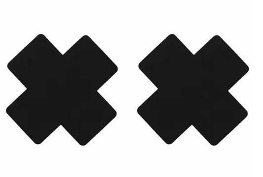 PG100 Disposable Adhesive Nipples Covers Black