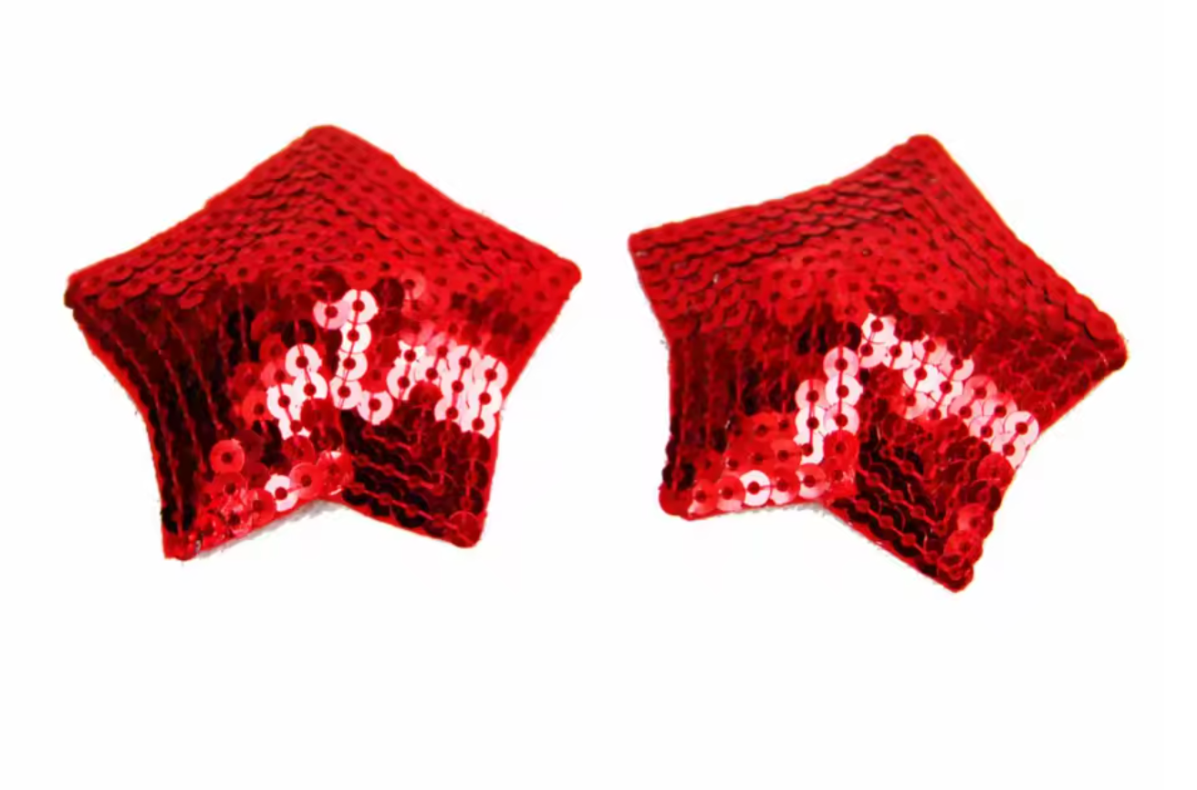 PG601 Disposable Adhesive Nipples Covers Red star