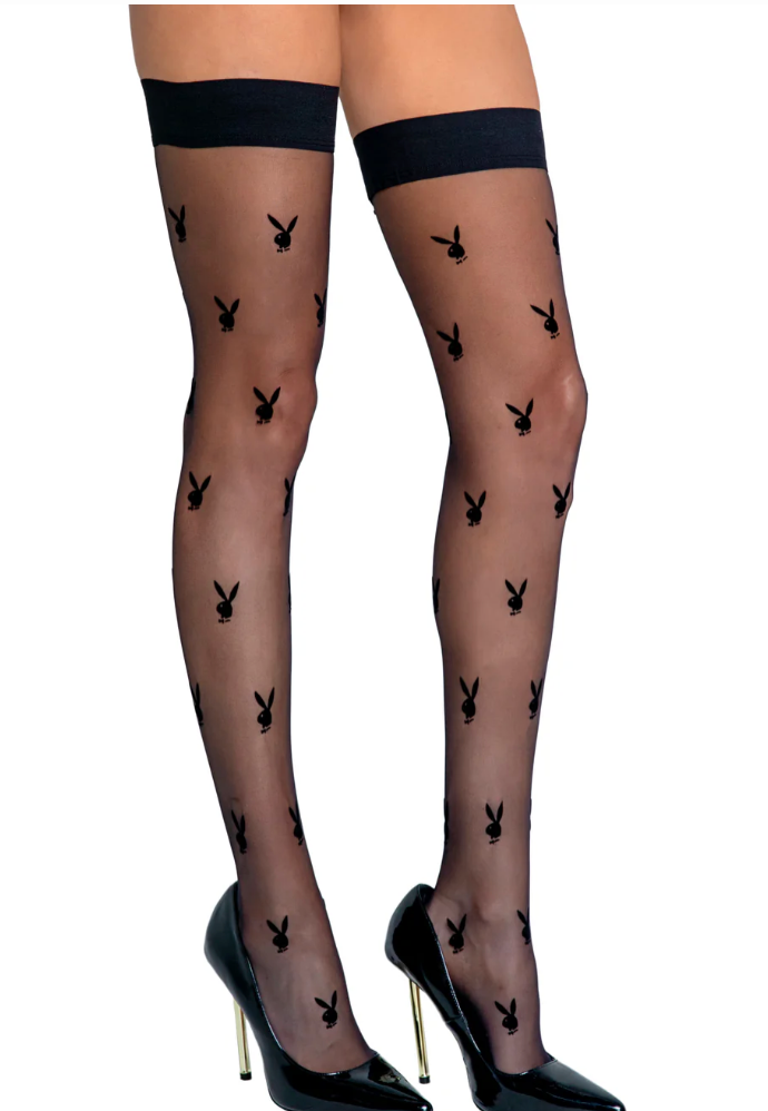 PBLI122 - Playboy Bunny Noir Stockings