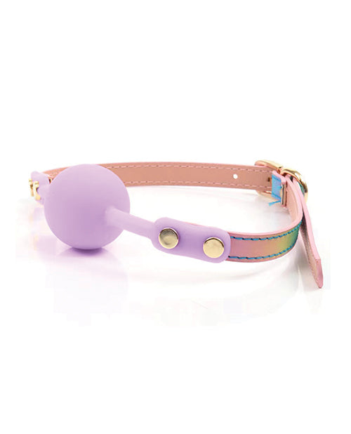 Hello Sexy! Rainbow Iridescent Silicone Ball Gag